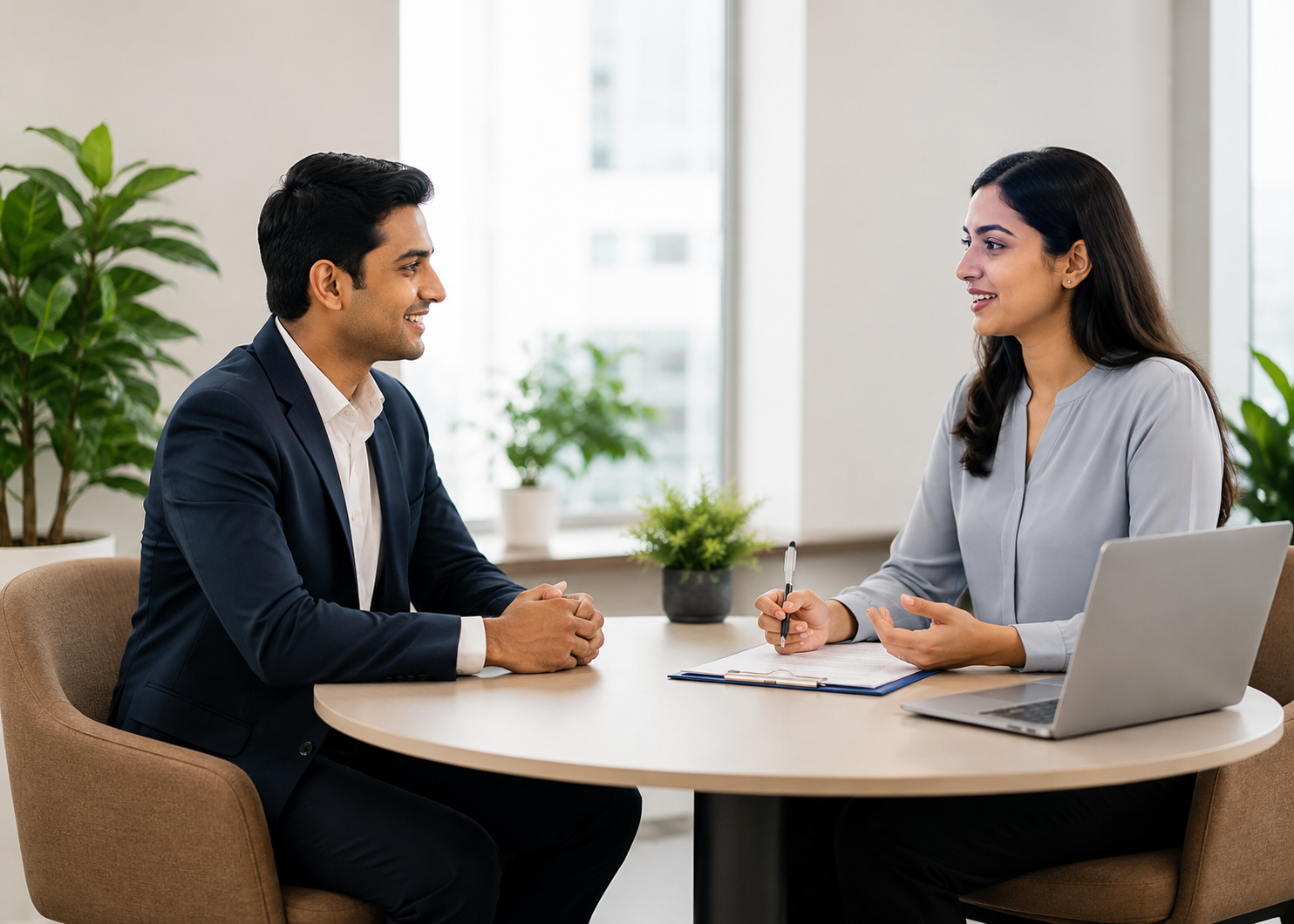 Interview conversation